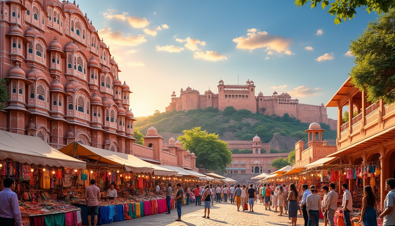 explore the best attractions and sightseeing opportunities in jaipur, from the magnificent amber fort to the stunning city palace. discover vibrant markets, rich history, and cultural gems that make the pink city a must-visit destination.
