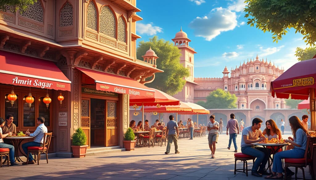 discover the best places to eat in jaipur, where you can indulge in authentic rajasthani cuisine and delightful culinary experiences. from local street food to fine dining, explore top-rated restaurants and hidden gems that showcase the rich flavors and vibrant culture of this historic city.