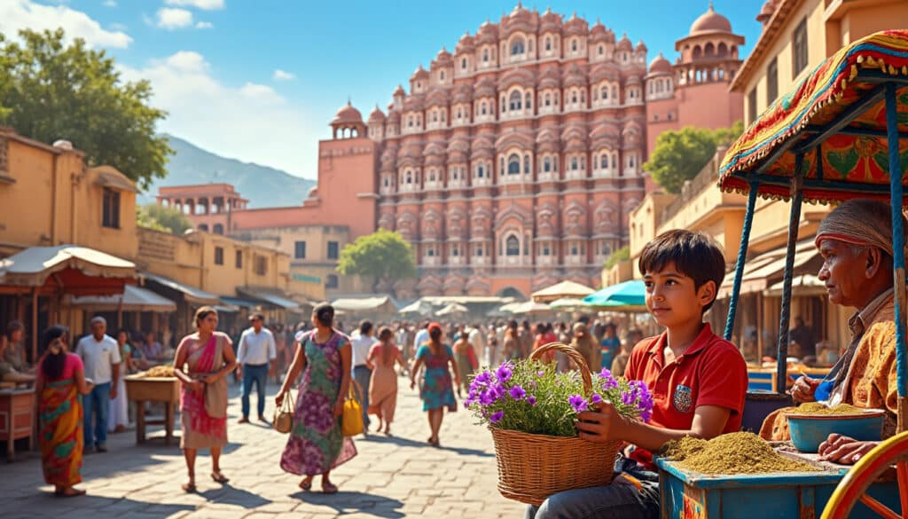 explore the vibrant daily life in jaipur, where tradition meets modernity. discover the bustling markets, colorful streets, and rich cultural heritage that define this enchanting city. join locals in their daily routines, savor delicious rajasthani cuisine, and experience the warm hospitality of jaipur.