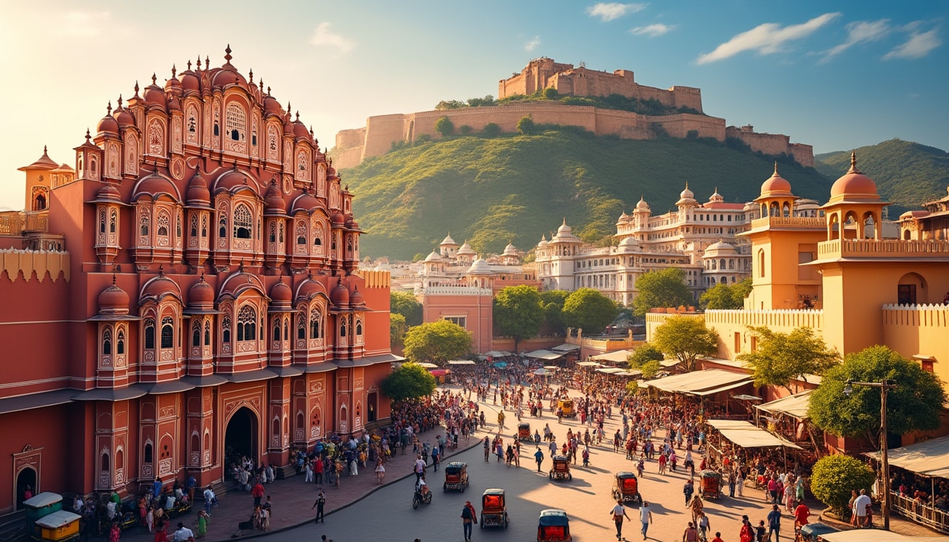 discover the precise location and coordinates of jaipur, the vibrant capital of rajasthan, india. explore its rich cultural heritage, stunning architecture, and historical significance, and plan your visit to this enchanting city.