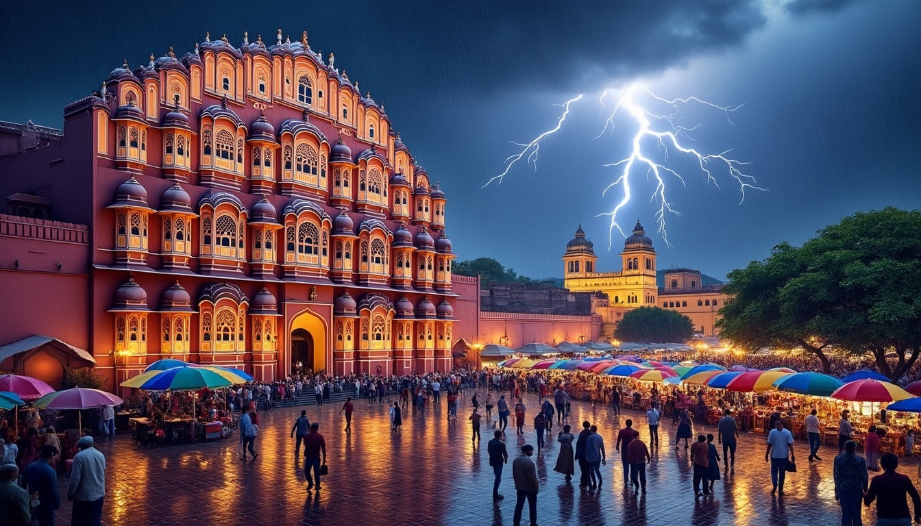 discover the weather patterns of jaipur, including insights on rain and precipitation. learn about the best times to visit the city, the impact of seasonal rains, and how they shape jaipur's vibrant culture and landscape.