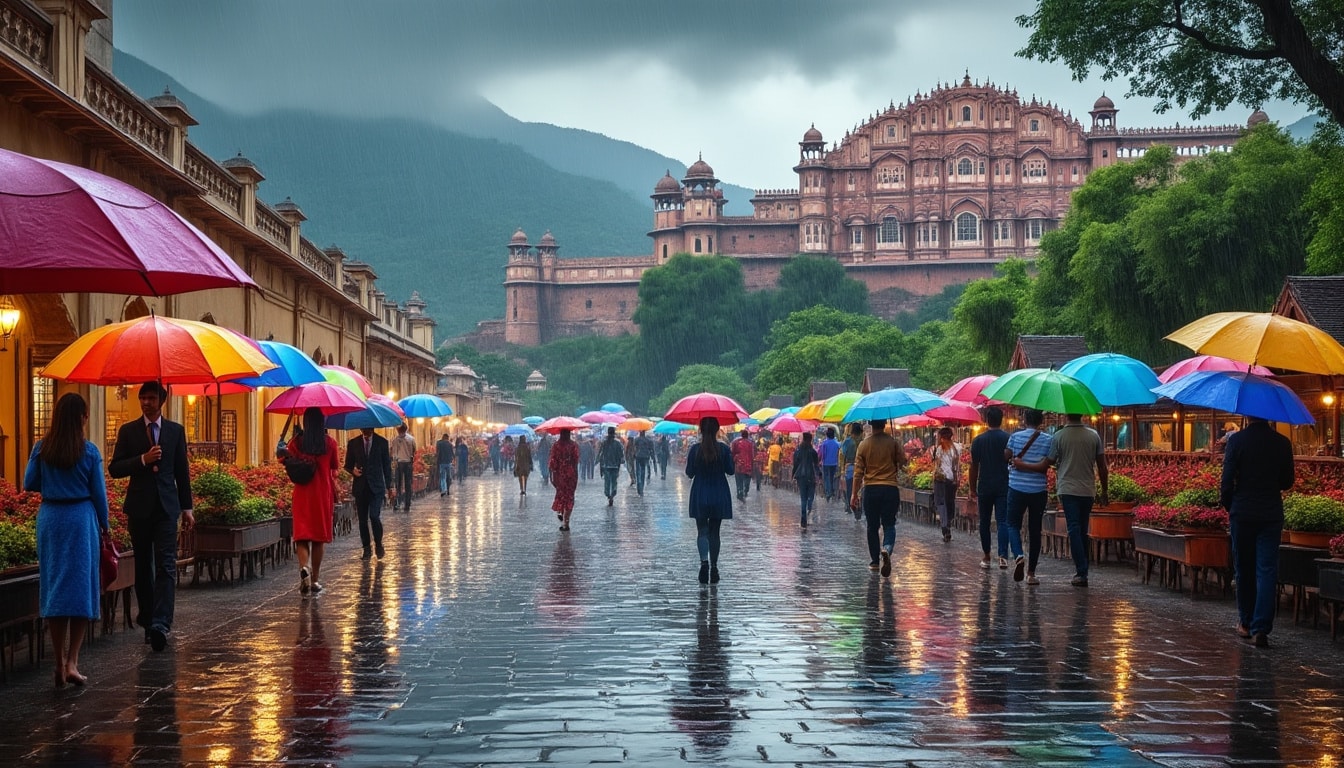 discover the patterns of rain and precipitation in jaipur, exploring the city's climate, seasonal variations, and tips for experiencing the beauty of its wet weather. stay informed about the best times to visit and enjoy the lush landscapes during the monsoon season.