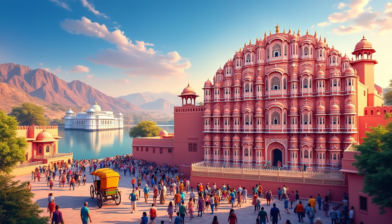 discover the rich history and vibrant culture of jaipur with our comprehensive guide to the best sightseeing options. from the majestic amber fort to the intricate architectural wonders of hawa mahal and city palace, explore the iconic landmarks and hidden gems of the pink city. perfect for travelers seeking an unforgettable experience in rajasthan!