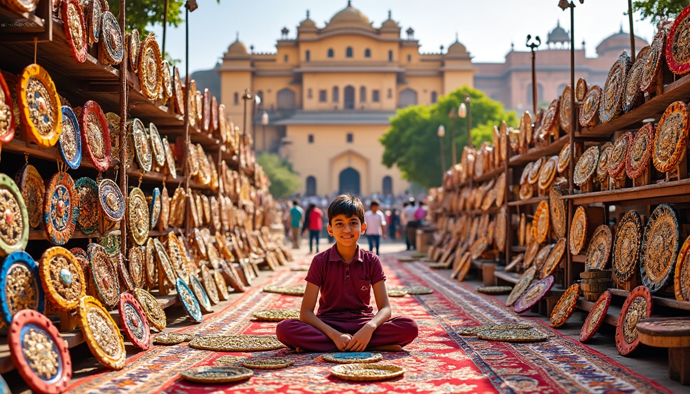 discover the vibrant city of jaipur, where rich traditions meet modern shopping experiences. explore a wide array of unique souvenirs, from handcrafted jewelry to colorful textiles, and bring home a piece of the pink city's charm. experience the perfect blend of culture and commerce in your jaipur adventure.