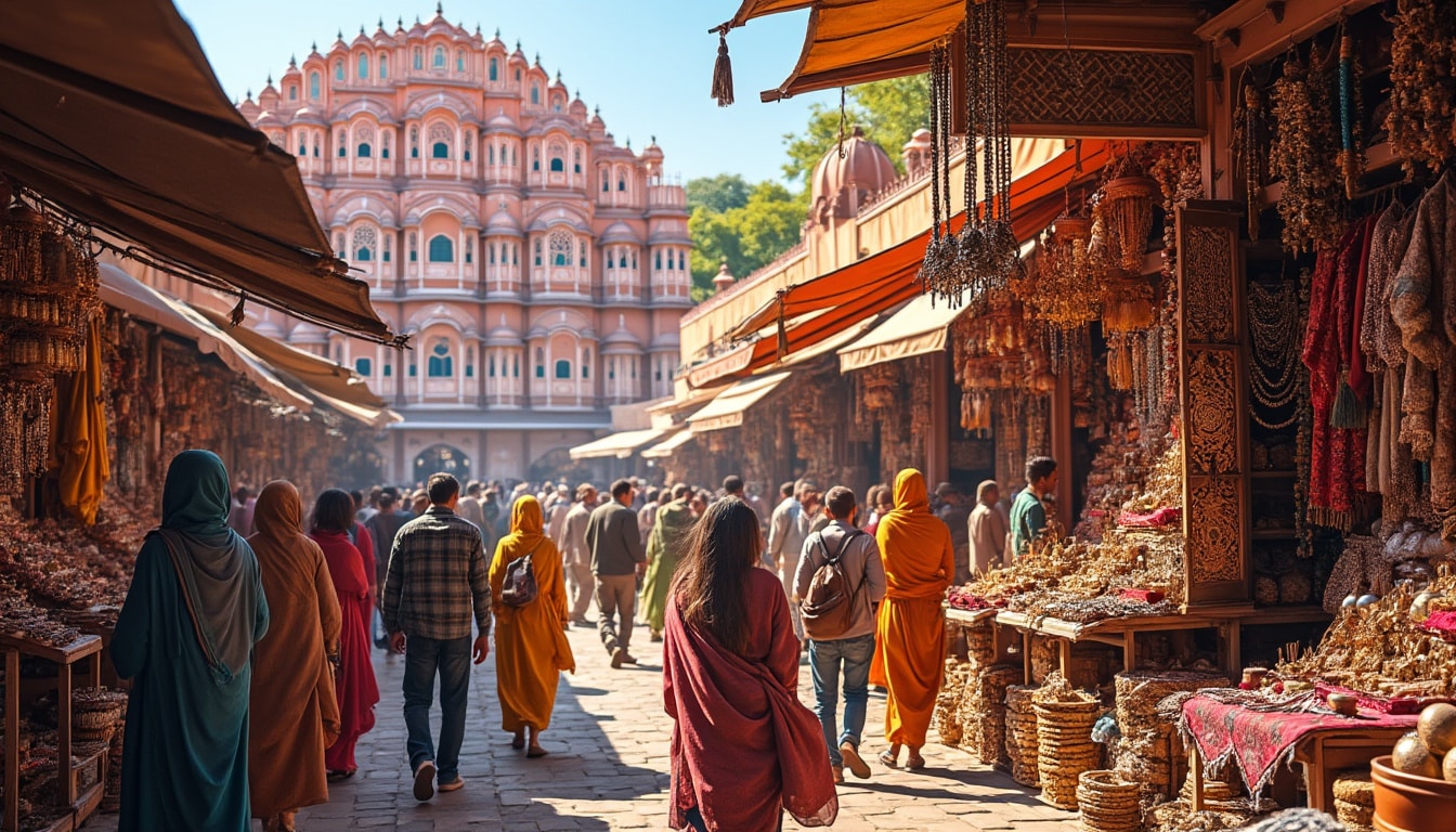 explore the vibrant city of jaipur, where rich cultural heritage meets bustling markets. discover unique souvenirs, traditional handicrafts, and local treasures while indulging in a shopping experience that reflects the essence of rajasthan.