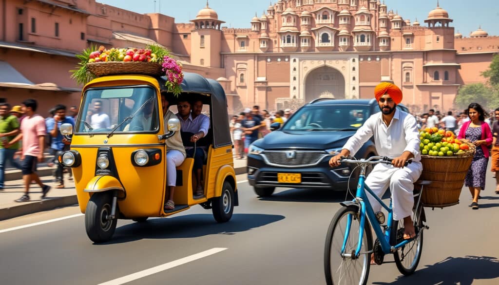 explore the diverse transportation options and mobility trends in jaipur, from traditional rickshaws to modern metro systems. discover how to navigate this vibrant city efficiently and enhance your travel experience in the pink city.