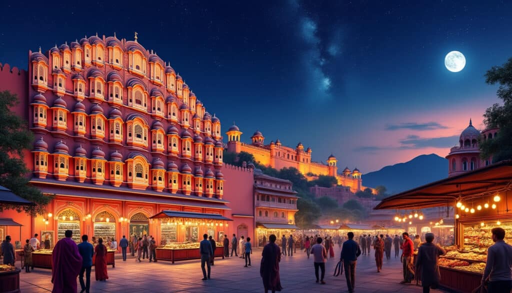explore the vibrant nightlife of jaipur with our guide to the best activities after dark. from enchanting forts and lively markets to delicious street food and cultural performances, discover how to experience the magic of jaipur when the sun sets.